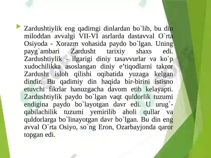 ZARDUSHTIYLIK DINI 5