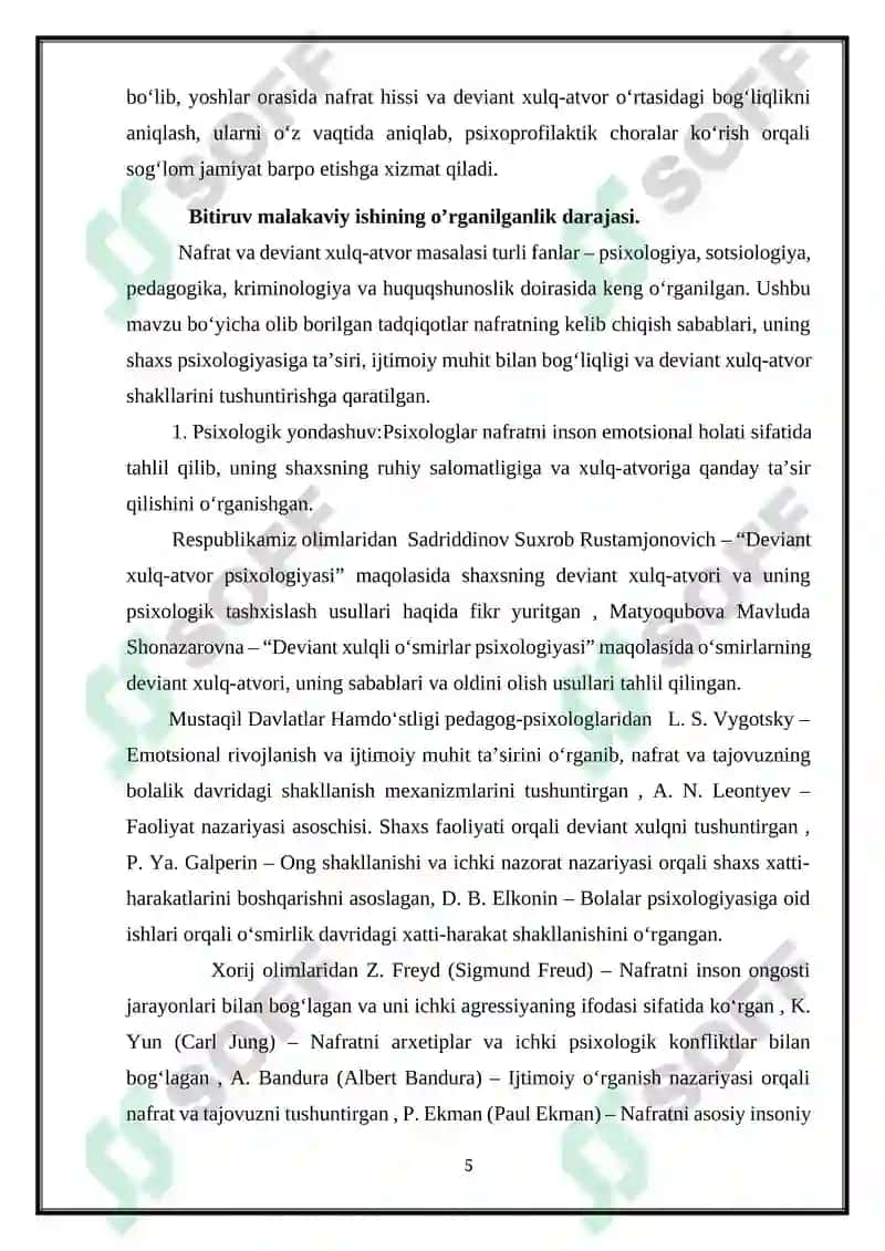 NAFRAT SHAXSDA DEVIANT XULQ-ATVOR SIFATIDA 5