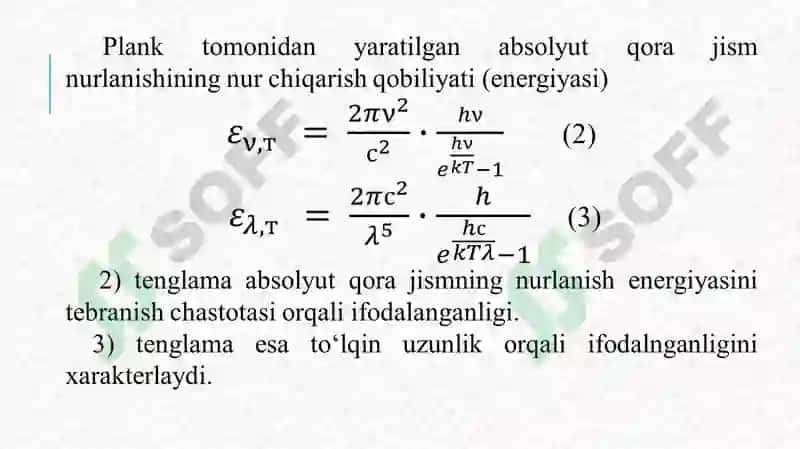 Plank nazariyasi 5