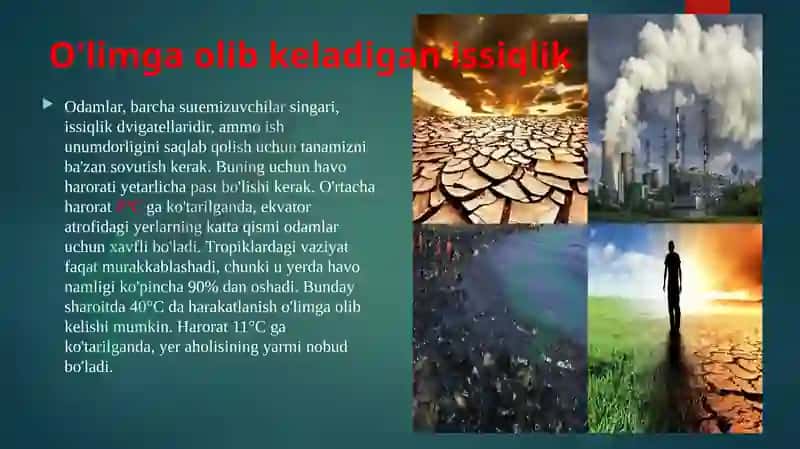 Iqlimo‘zgarishi va ekologik muammolar 5