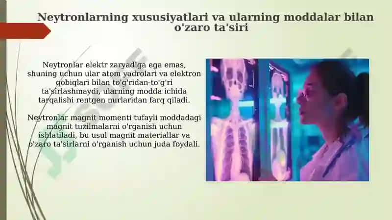 Neytronografiya va rentgenografiya 5