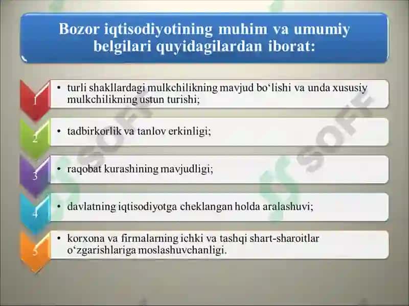 Bozor iqtisodiyoti 5
