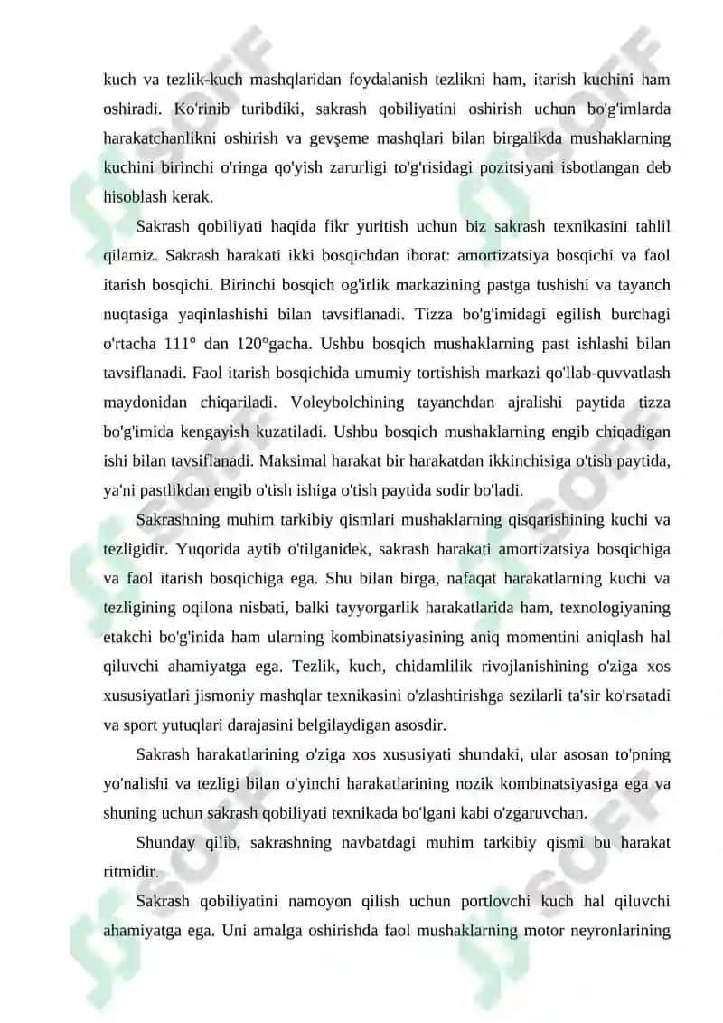 Sakrash qobiliyati va uning asosiy tarkibiy qismlari 5