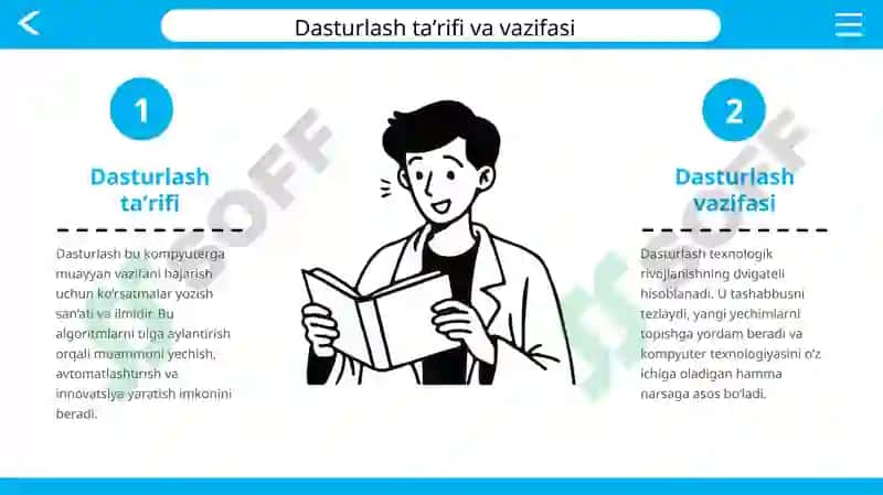 Dasturlash: Ilmiy taʼlim va Amaliy Qoʻllanma 5