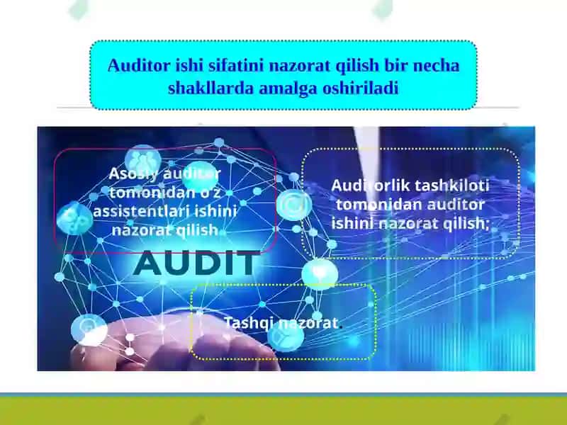 Auditorlik tekshiruvlari ish sifatini nazorat qilish yo’llari 5