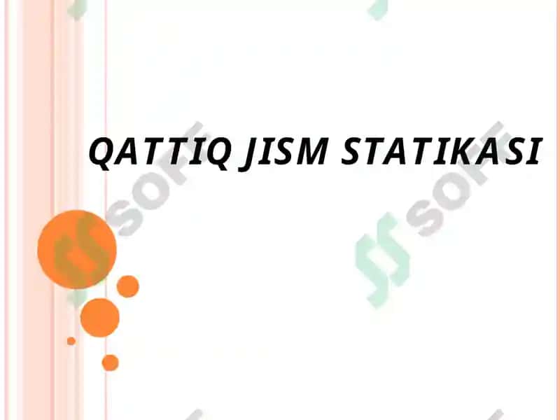 Nazariy va amaliy mexanika 5