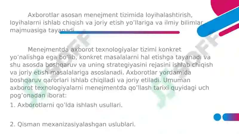 TURIZM VA MEHMONXONA TASHKILOTLARIDA AXBOROT VA KOMMUNIKATSIYA 5