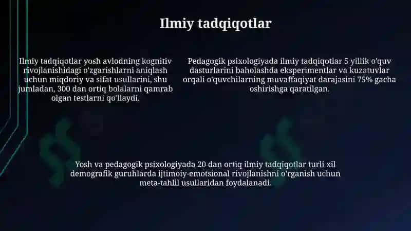 Yosh va pedagogik psixalogiya faniningi manbalar bilan tanishish 5