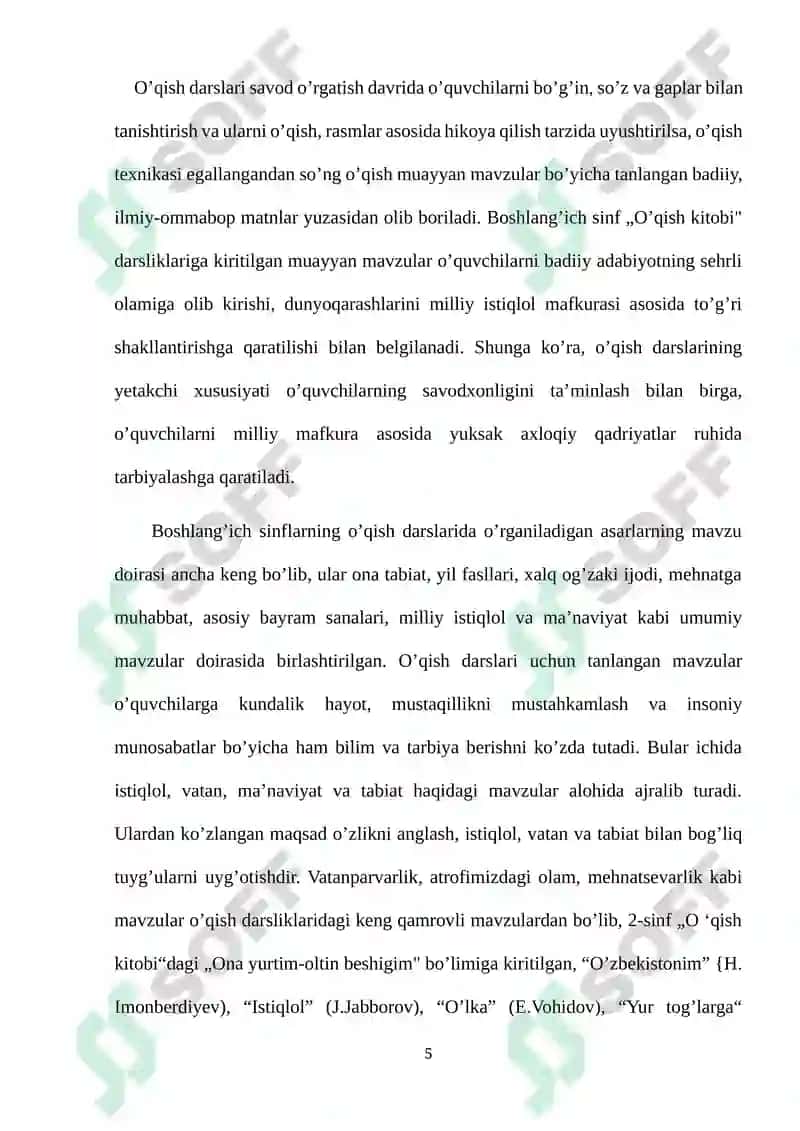 O’qish darslarida hikoya o’tish uslubiyati 5
