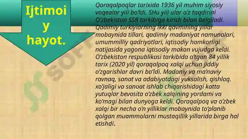 Mustaqillikyillarida Qoraqalpog’iston Respublikasi 5