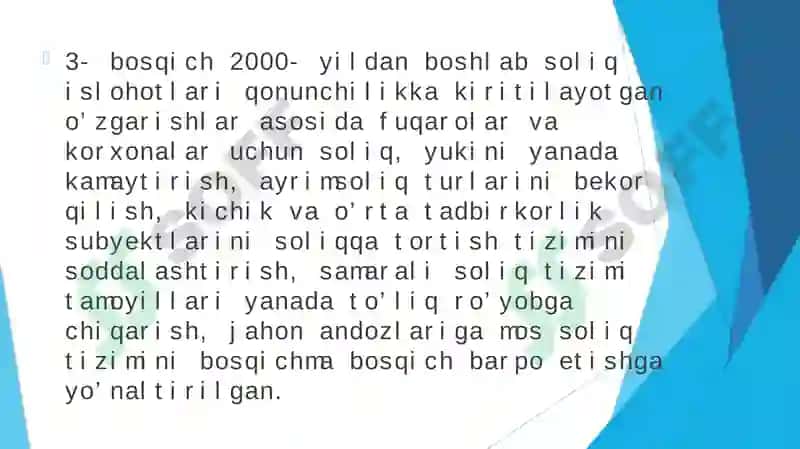 Soliq islohotlari 5