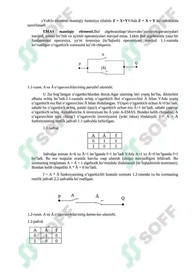 Raqamli texnika negiz elementlarini tadqiqi 5