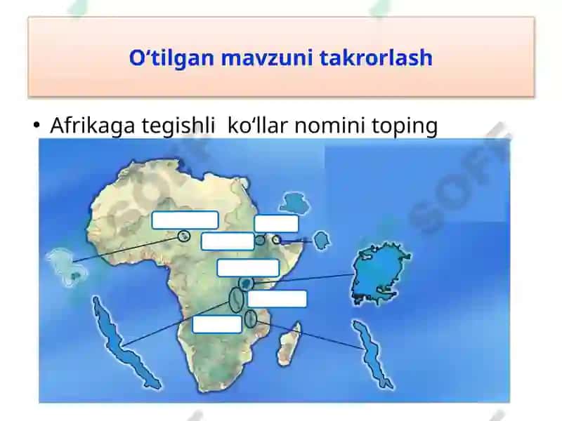 O‘tilgan mavzuni takrorlash 5