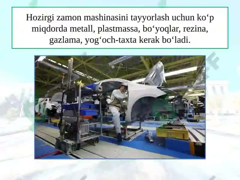 Mashinasozlik va uning tarmoqlari 5