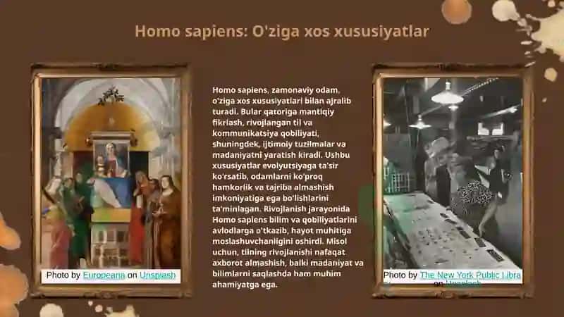 Zamonaviy odamning evolyutsiyasi 5