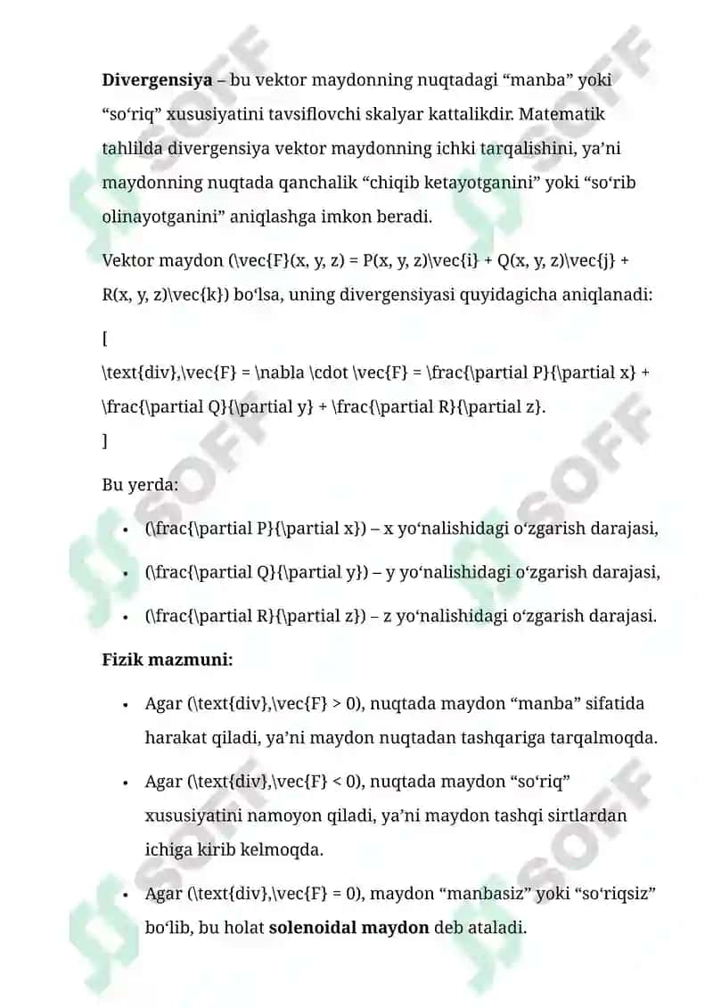 Vektor maydon 5