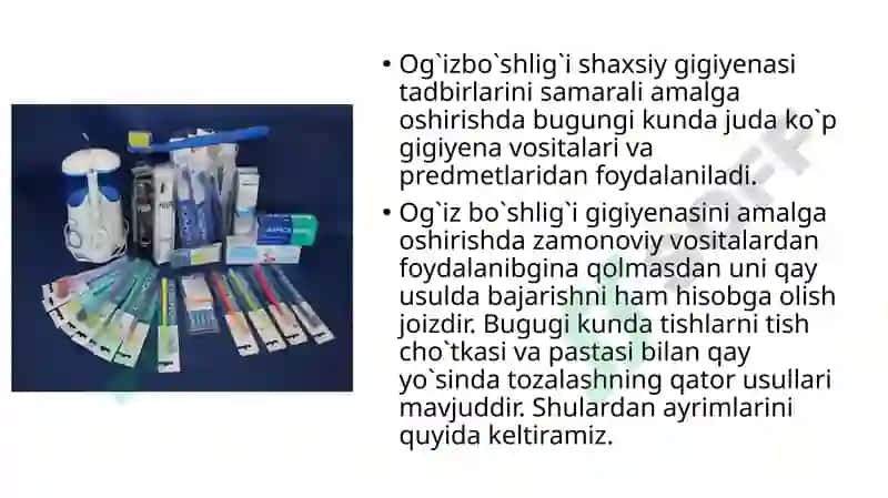 Og’iz bo’shlig’i gigiyenasiusullari 5