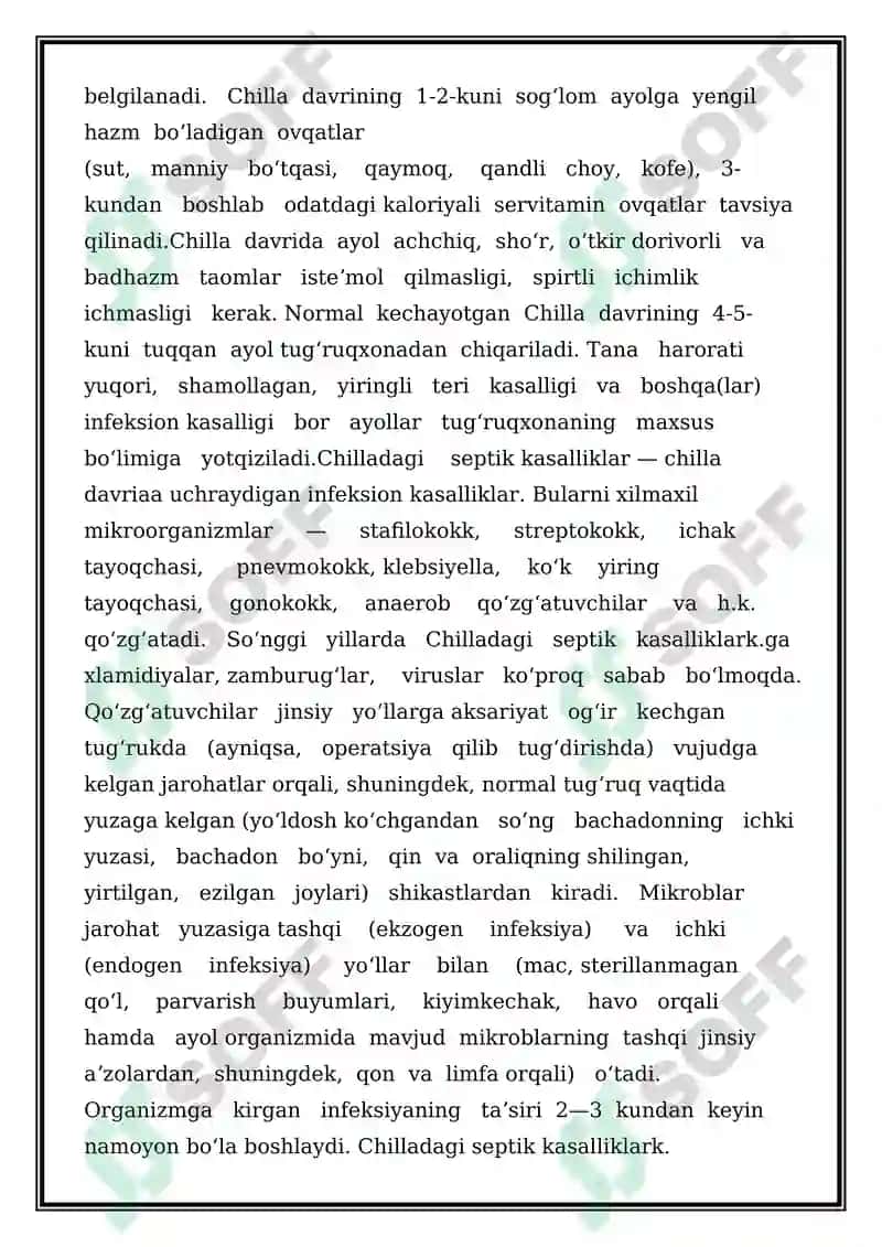 Chilladagi septik kasalliklar 5