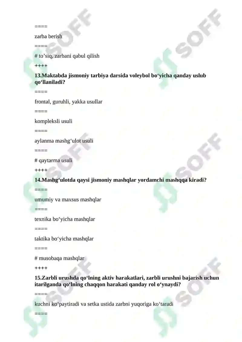 Sport mahoratini oshirish (Voleybol) 5