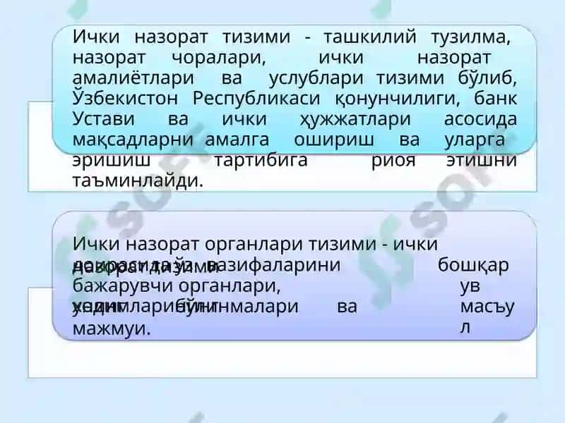 Bank ichki nazorati 5
