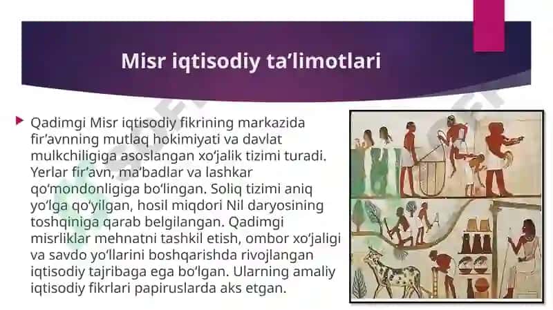 QADIMGI SHARQDA IQTISODIY G‘OYALAR 5