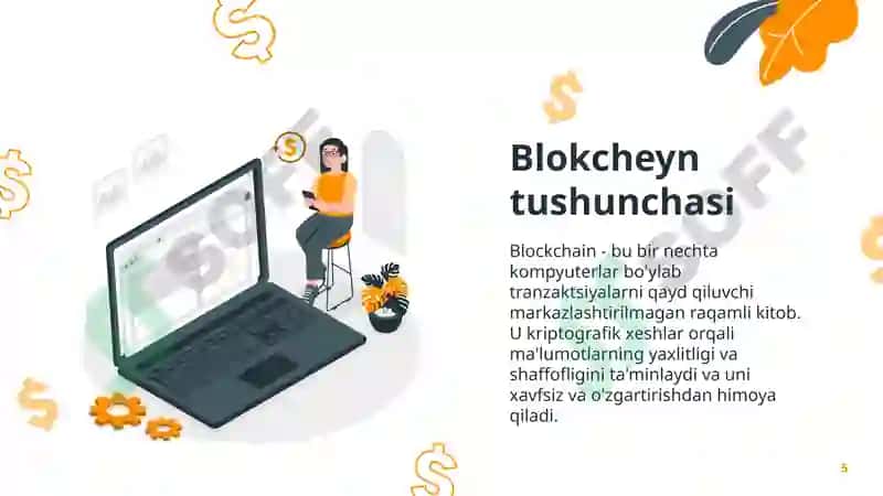 Blockchain & Moliyaviy texnologiyalar 5