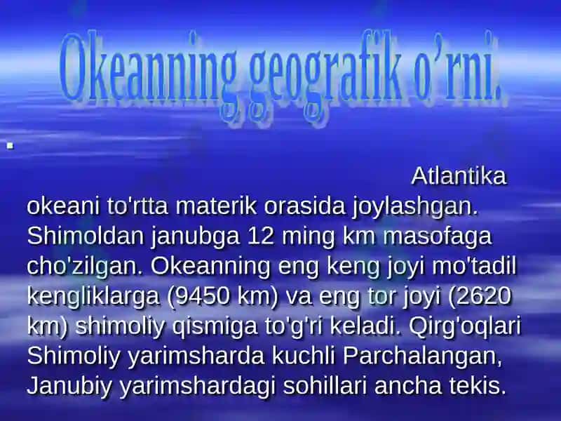 Atlantika okeani 5