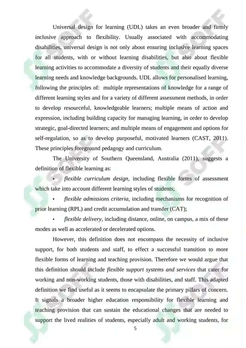 Lifelong Learning and Flexible Provision 5