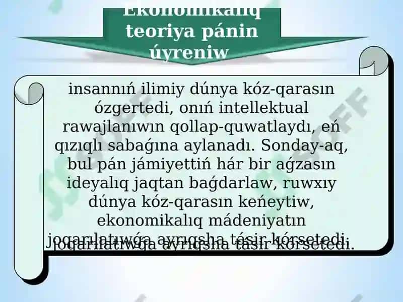 iqtisodiyot nazariyasi 1-mavzu 5