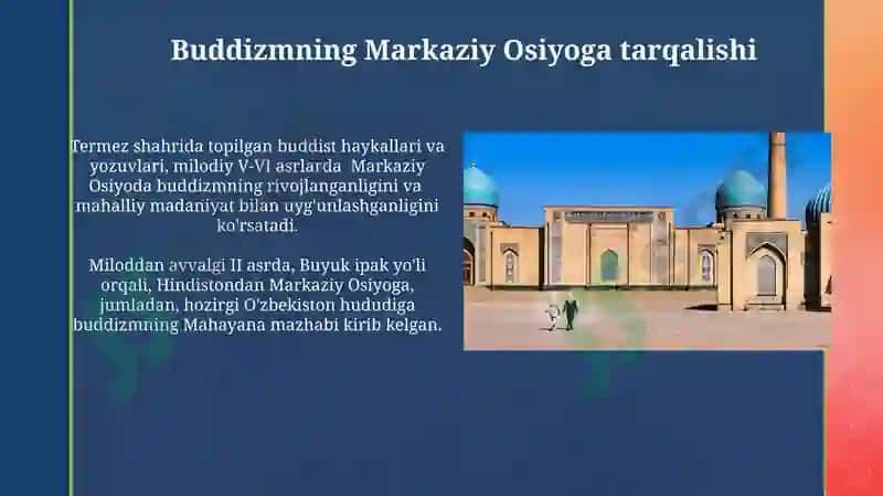 Buddaviylik dinining tarixiy ildizlari va hozirgi zamon 5