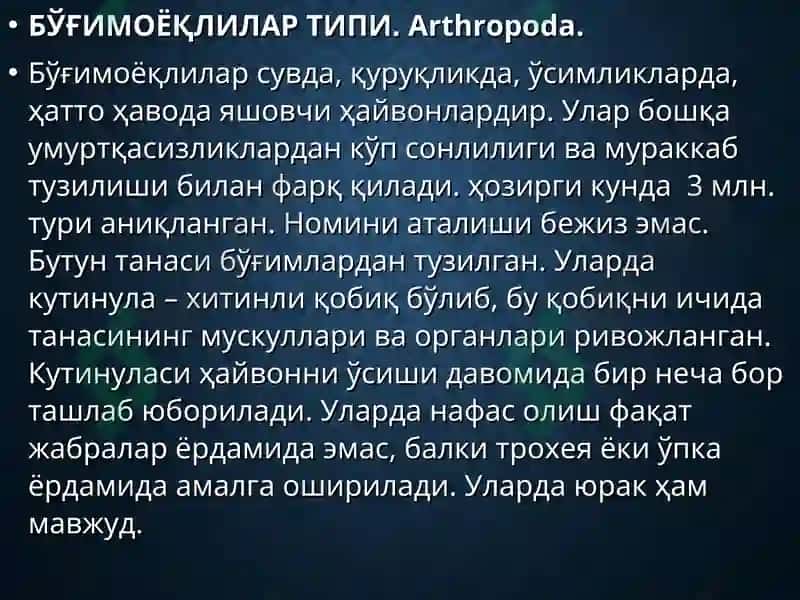 Халқали Чувалчанглар Типи 5