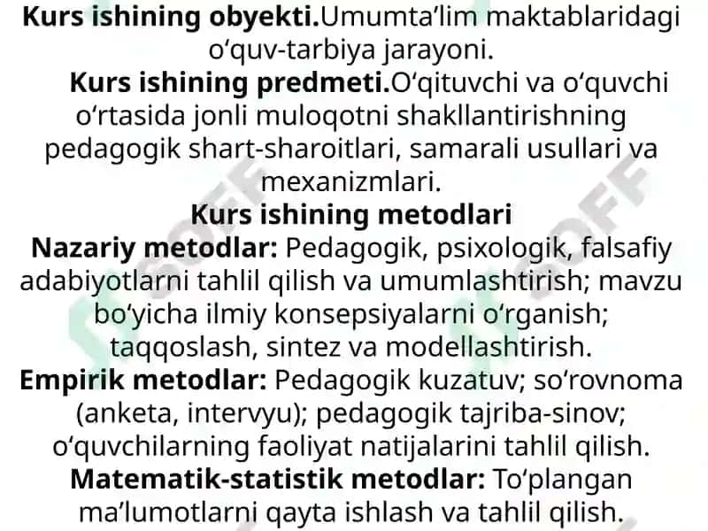 O’qituvchi va o’quvchi o’rtasida jonli muloqotni tashkil etish usullari 5