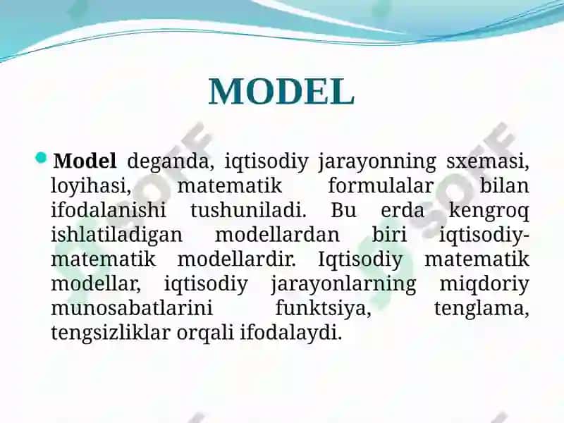Talab va Taklif Qonunlari 5