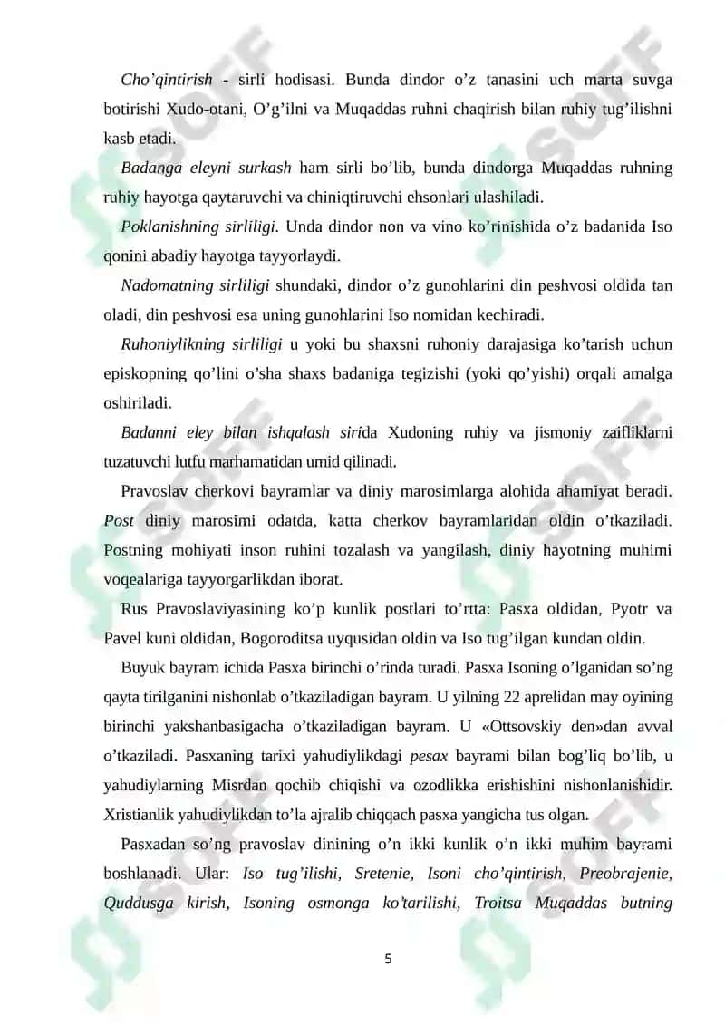 O`RTA OSIYGA PRAVOSLAV DINING 5