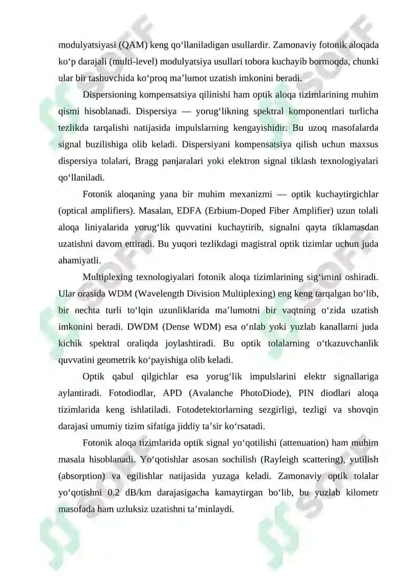 Fotonik Aloqa Tushunchasi 5