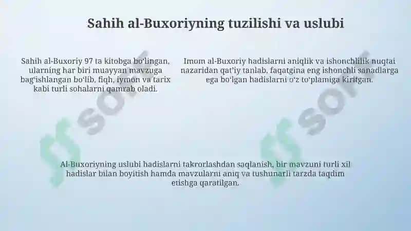 Imom al-Buxoriyning pedagogik gʻoyalari 5