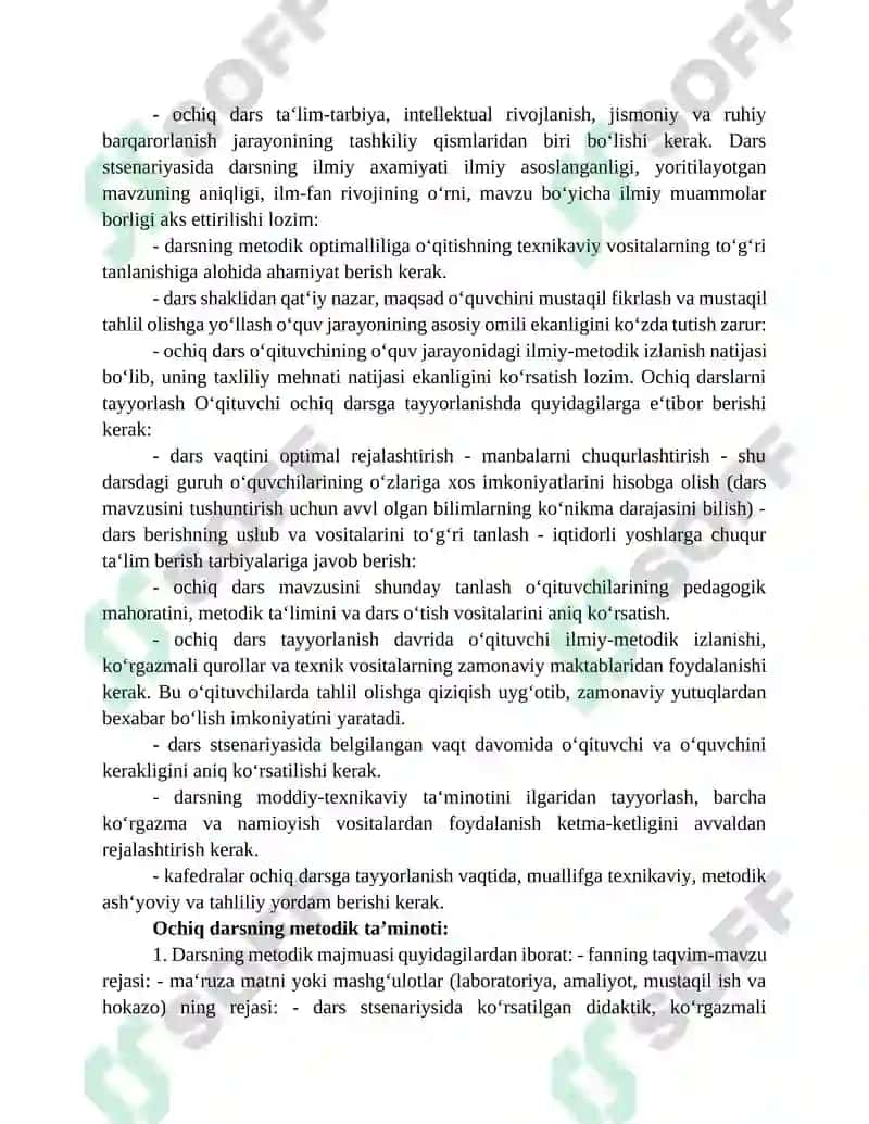 Maktab ilgʻor oʻqituvchilarning ish tajribalarini ommalashtirish 5