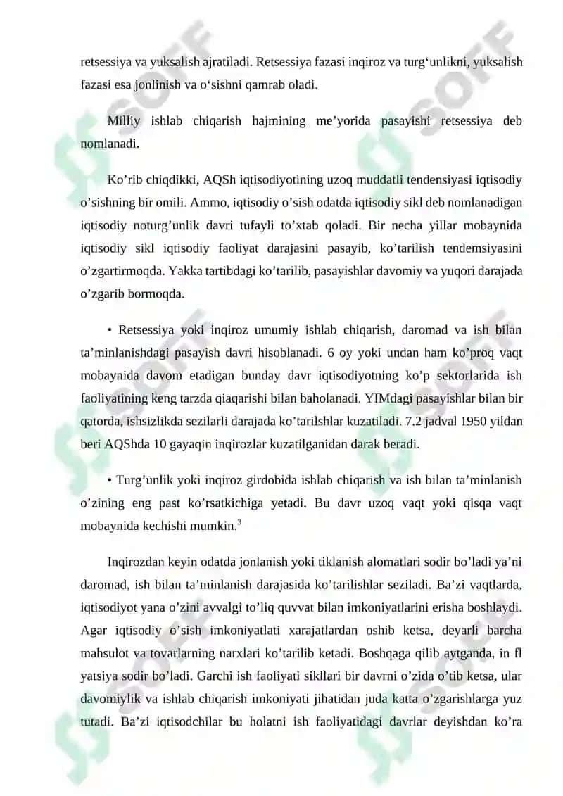 Makroiqtisodiy beqarorlik va iqtisodiyotning siklliligi 5
