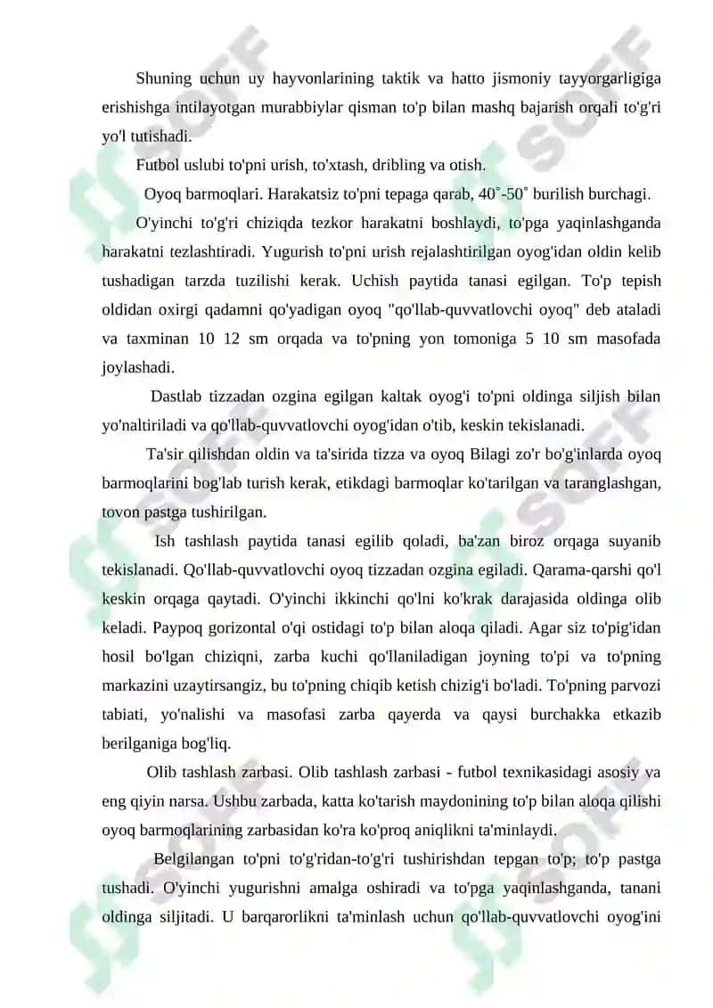 Futbol o’yin qoidalari 5