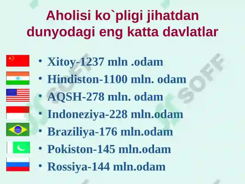 Insoniyatning global muammolari 5