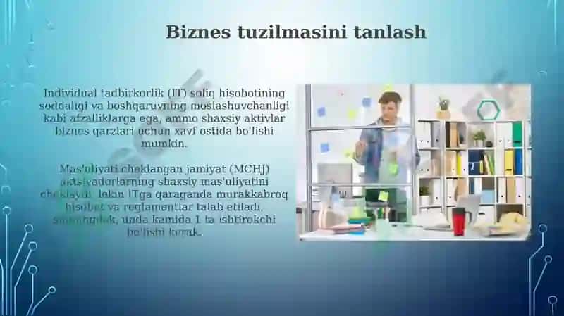 Korxonani qanday tashkil qilish kerak 5