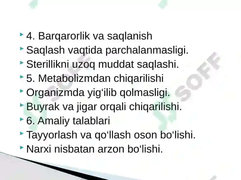 Qon oʻrnini bosuvchi suyuqliklar 5