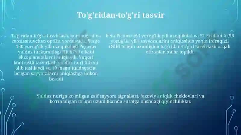 Yer va sayyoralar 5