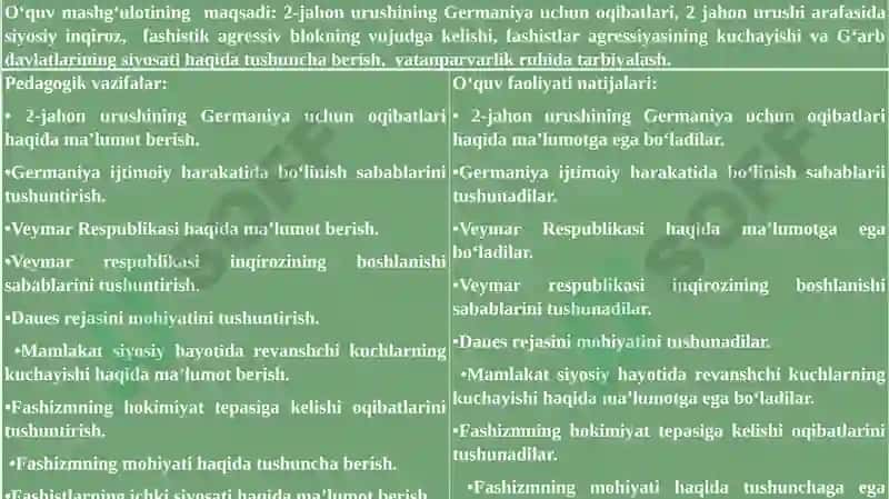 Darstahlilining maqsad va vazifalari 5