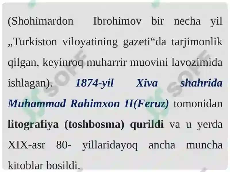 Zamonaviylik: an’anaviylik va ilk bosma nashrlar 5