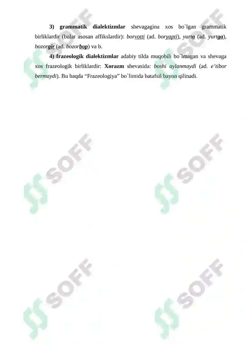 Qo`llanish doirasi chegaralanmagan leksika (so`zlar) 5