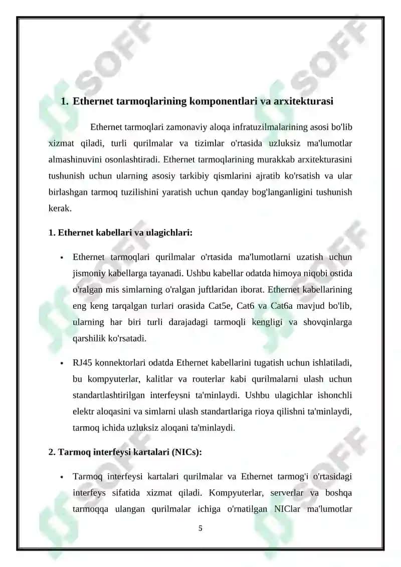 Ethernet texnologiyasi 5