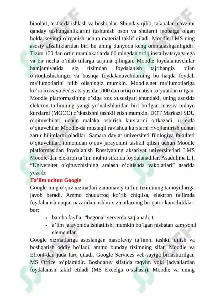 Masofaviy Ta'lim Texnologiyasi 5