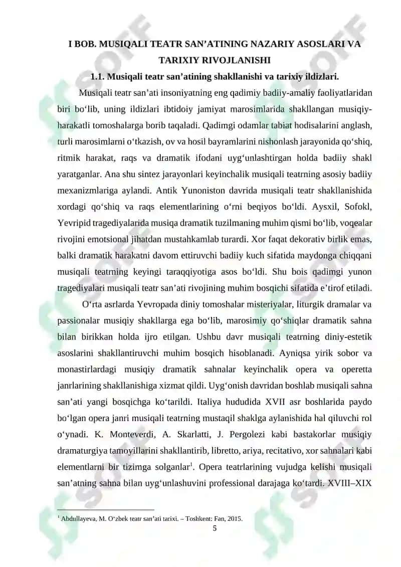 Musiqali teatrning o‘ziga xos xususiyatlari 5
