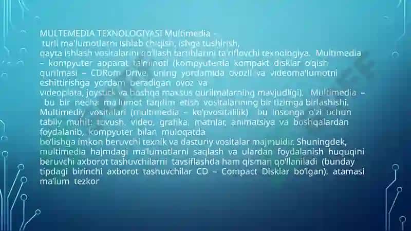 Media texnologiyalari kundalik hayotda 5